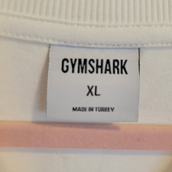 Gymshark White British Iron Tee - Picture 3 of 3